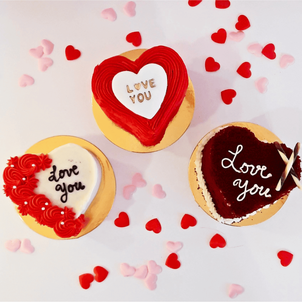 Tarta corazón día de los enamorados