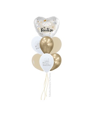 ramillete helio oro foil mi bautizo