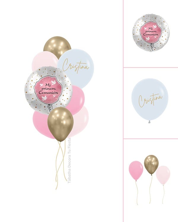 globo personalizable comunion